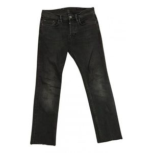 AllSaints Cigarette Skinny Fit Stretch Denim Jean - Black - US 28
